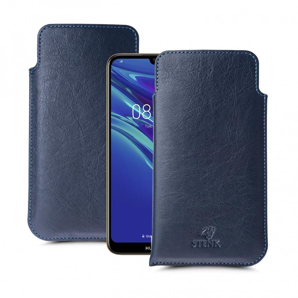 Футляр Stenk Elegance для Huawei Y6 (2019) Синий (65122)