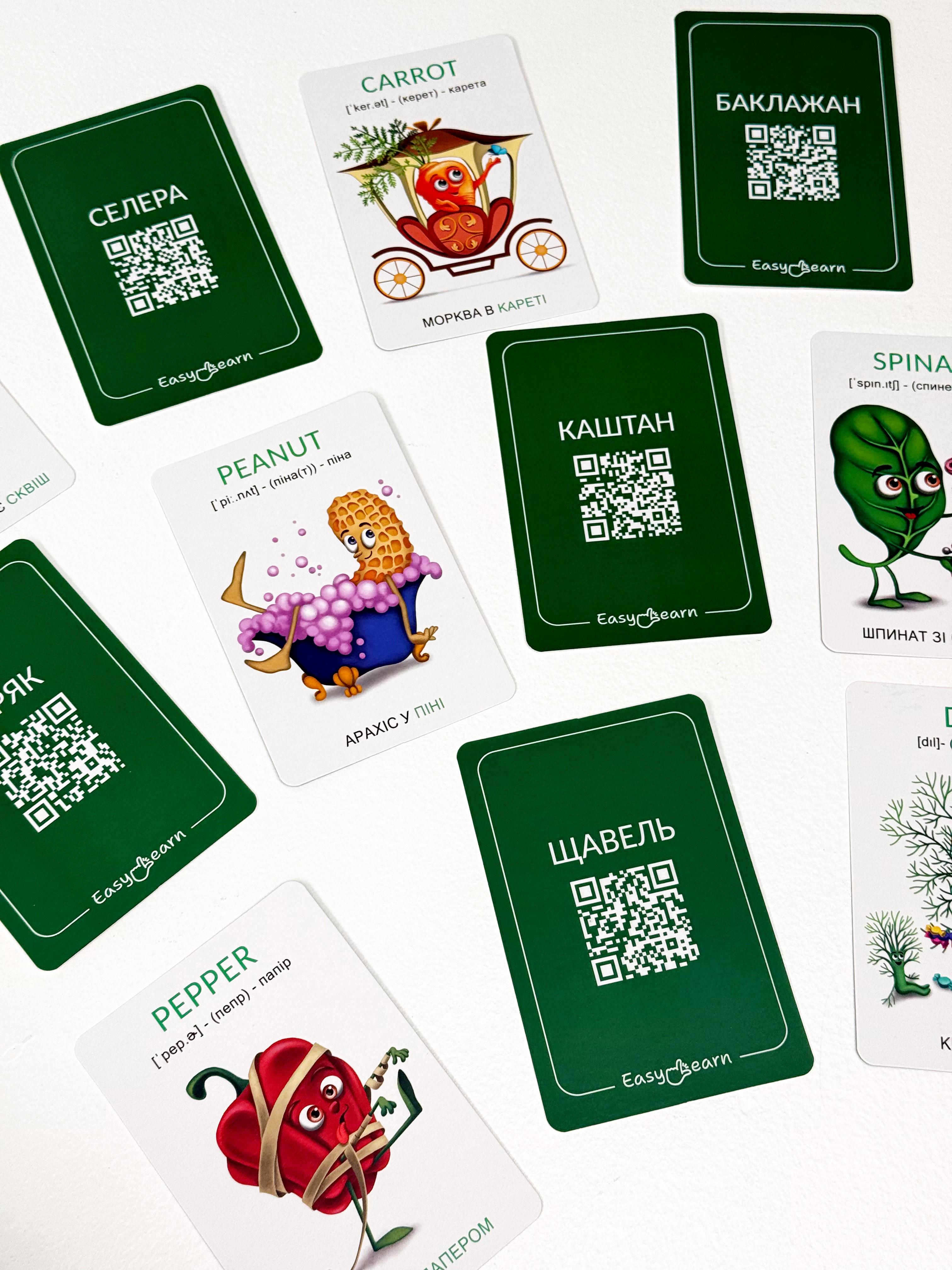 Мнемокарты EasyLearn Выпуск 2 Плоды и овощи (EL-FV1) - фото 25