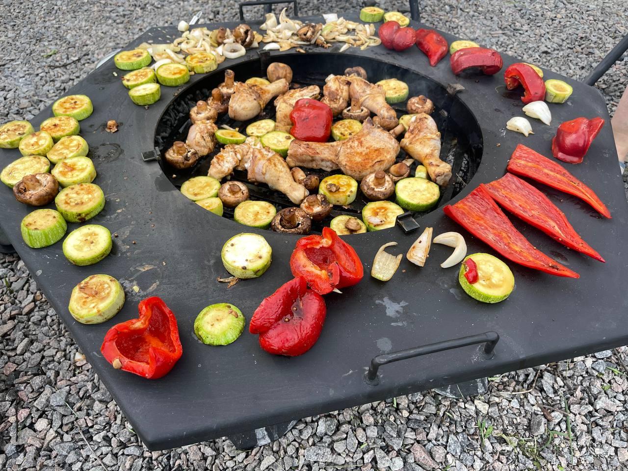 Кострова чаша SAB з грилем 100 см (0070) - фото 2