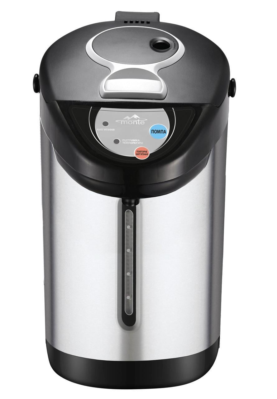 Термопот Monte MT-1861 3 режими подачі води/повторне кип'ятіння/дитячий замок 4,6 л 900 Вт (33147878)