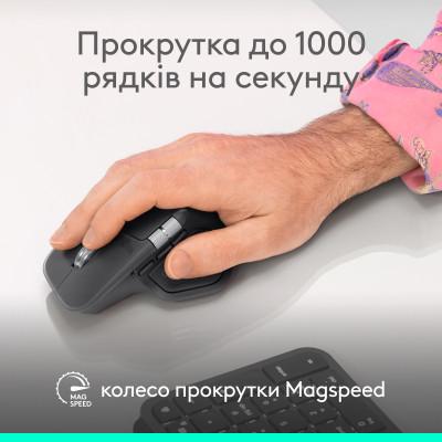 Компьютерная мышка Logitech MX Master 4 Wireless/Bluetooth Graphite (910-007617) - фото 9