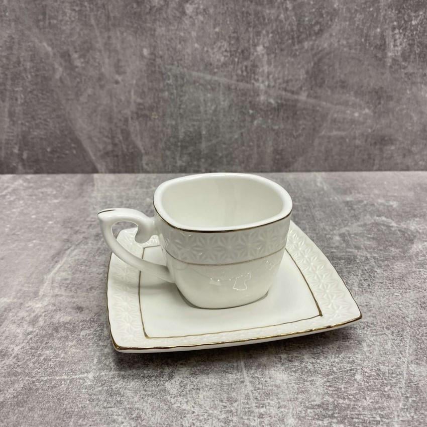 Чашка з блюдцем Interos 507006-A Снігова королева 90 мл