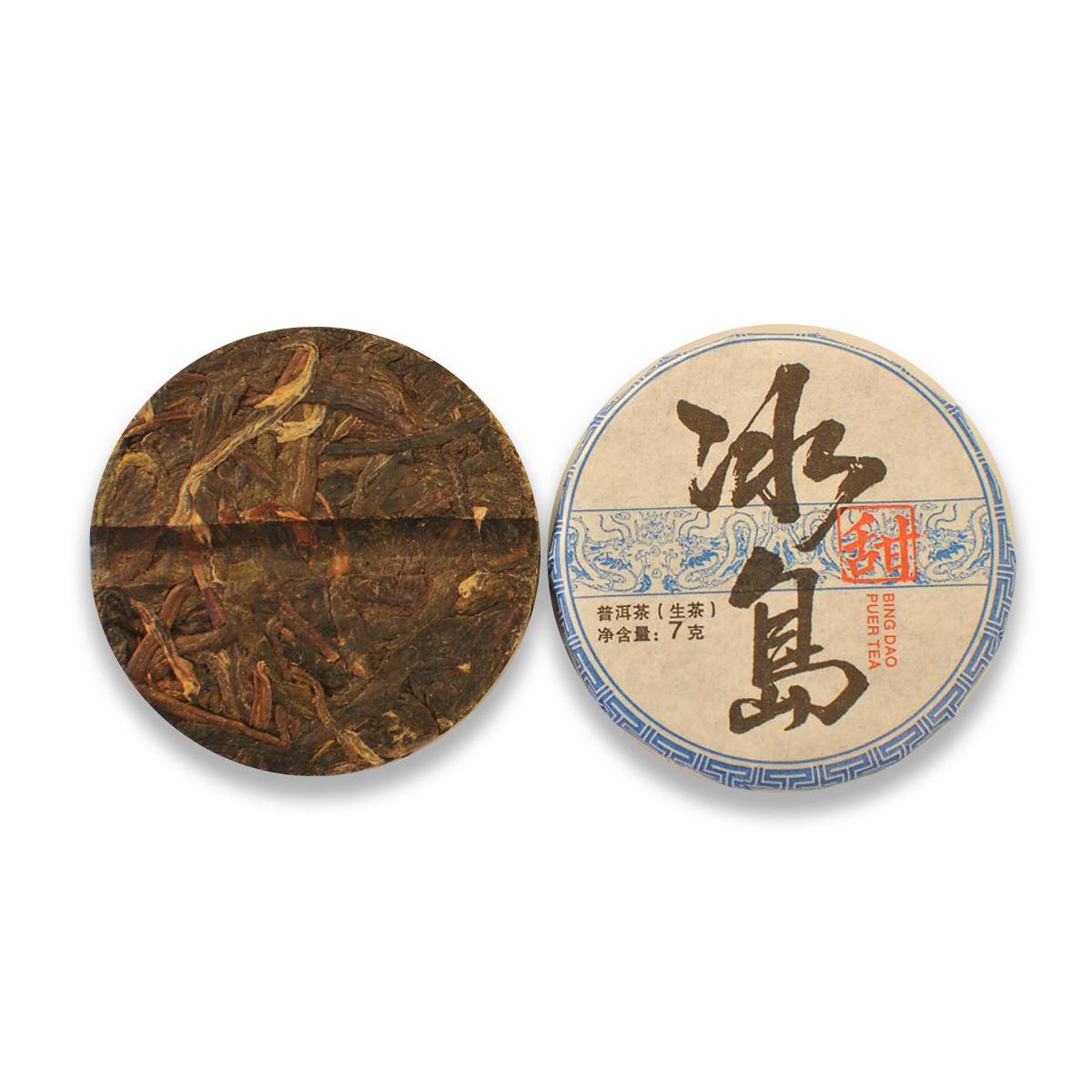 Китайский чай Шэн Пуэр Бин Дао Тянь 7 г