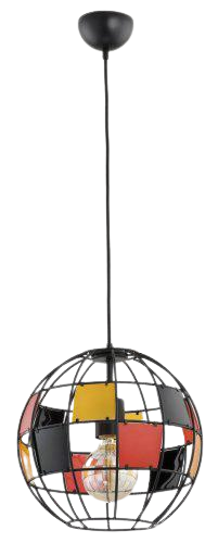 Люстра Alfa Basket лофт Black (60359)