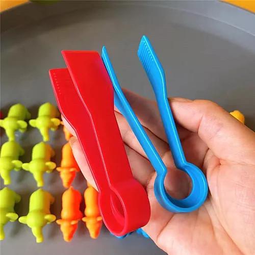 Сортер Монтессорі для лічби та сортування з тарілочками та пінцетами - фото 4 Сортер Монтессорі для лічби та сортування з тарілочками та пінцетами - фото 4