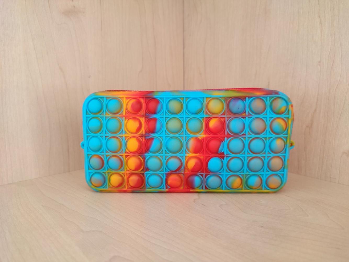 Пенал силиконовый Pop It 18 см Разноцветный (22131)