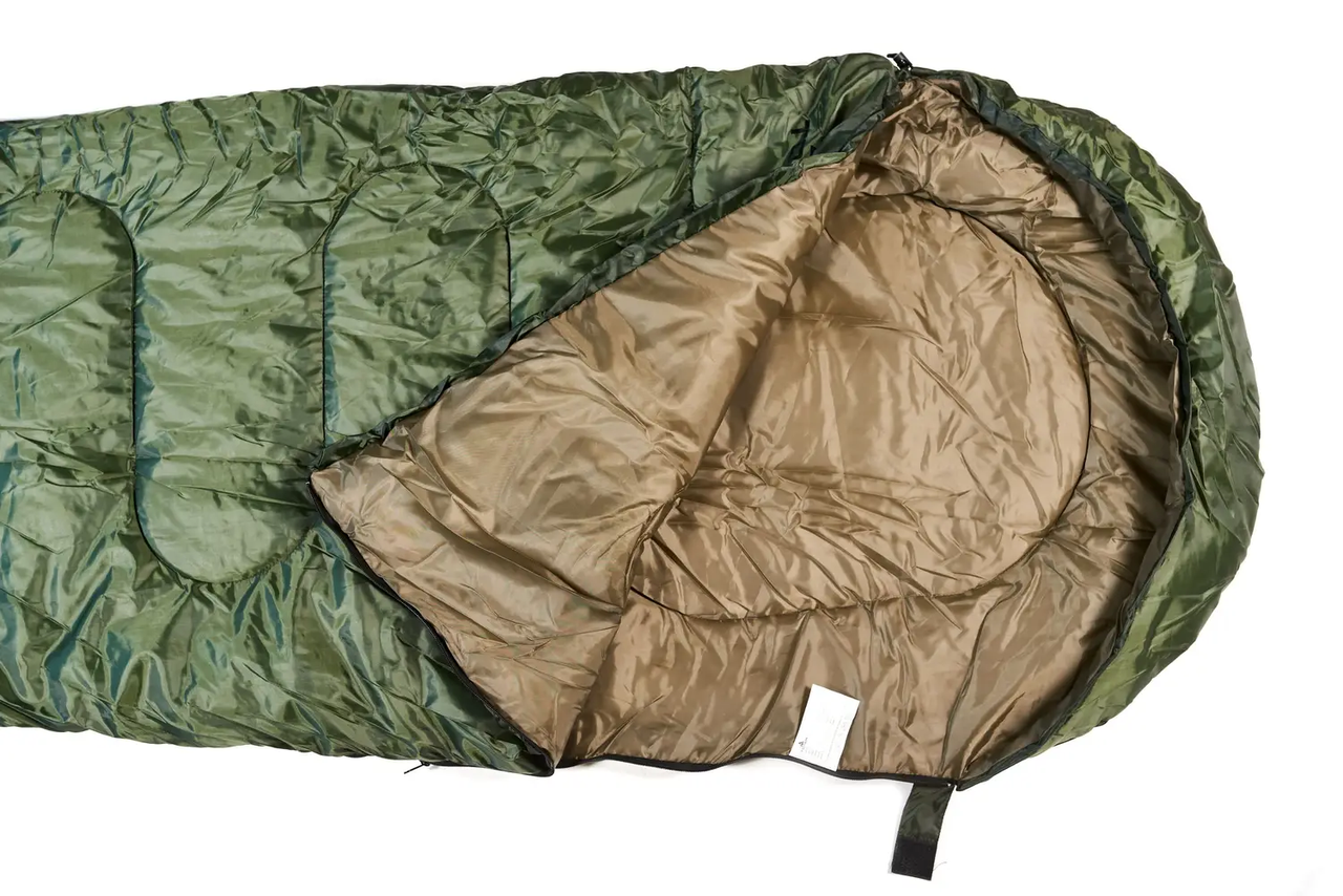 Спальный мешок Totem Hunter кокон левый XXL 220х90 см Olive (UTTS-005-L) - фото 10