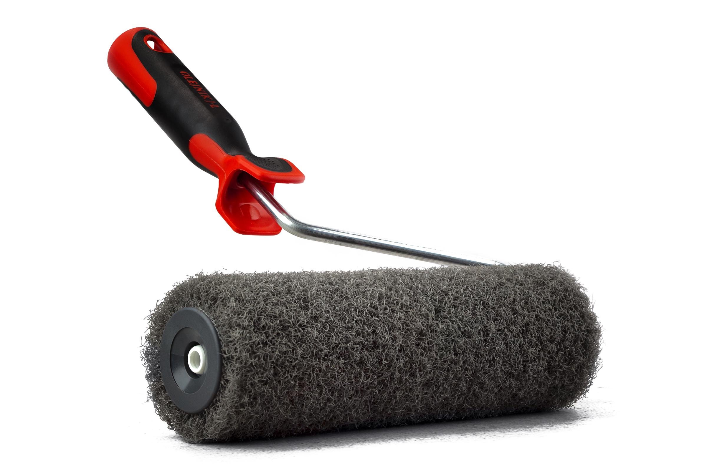 Валик для шпаклівки Olejnik з ручкою 230х80х8 мм (250230/250230R-2K) Валик для шпаклівки Olejnik з ручкою 230х80х8 мм (250230/250230R-2K)