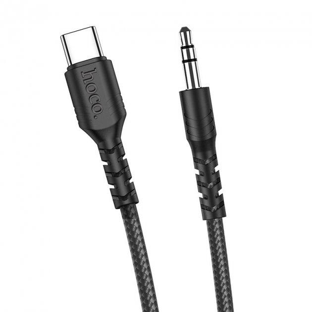 Кабель Hoco Type-C to Aux Digital Audio Conversion cable UPA17 1 м Black (455f92d0) - фото 5