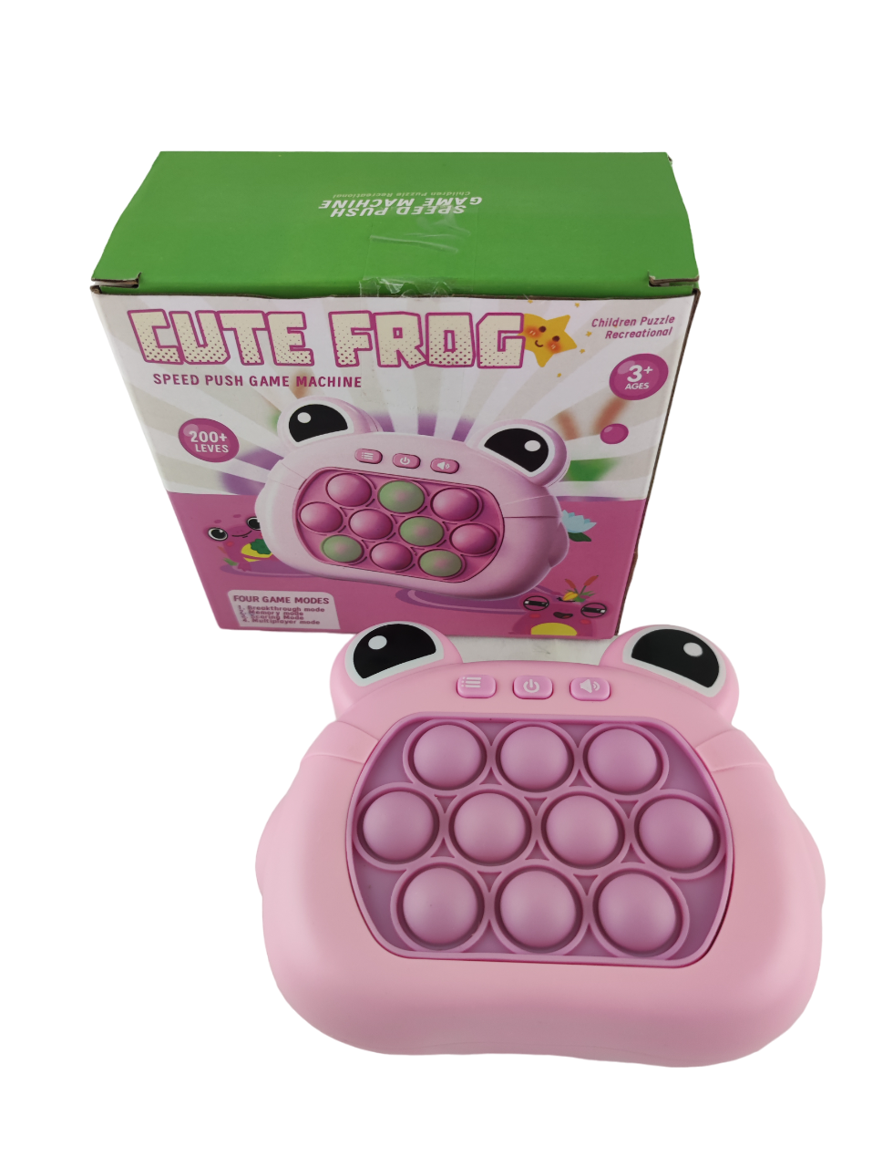 Интерактивная игрушка Pop-It Лягушка Розовый (000097)