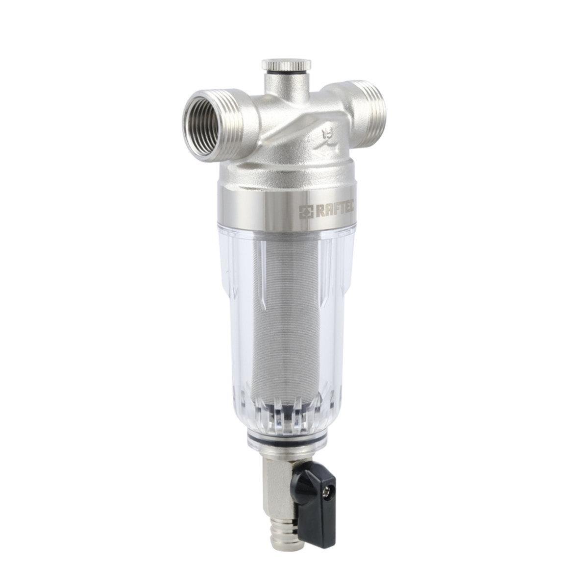 Фільтр самопромивний Raftec RMCF01 з манометром 1/2 (30369731) - фото 4