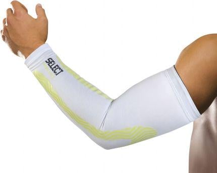 Рукава компрессионные Select Compression sleeve 6610 566100 001 M Белый