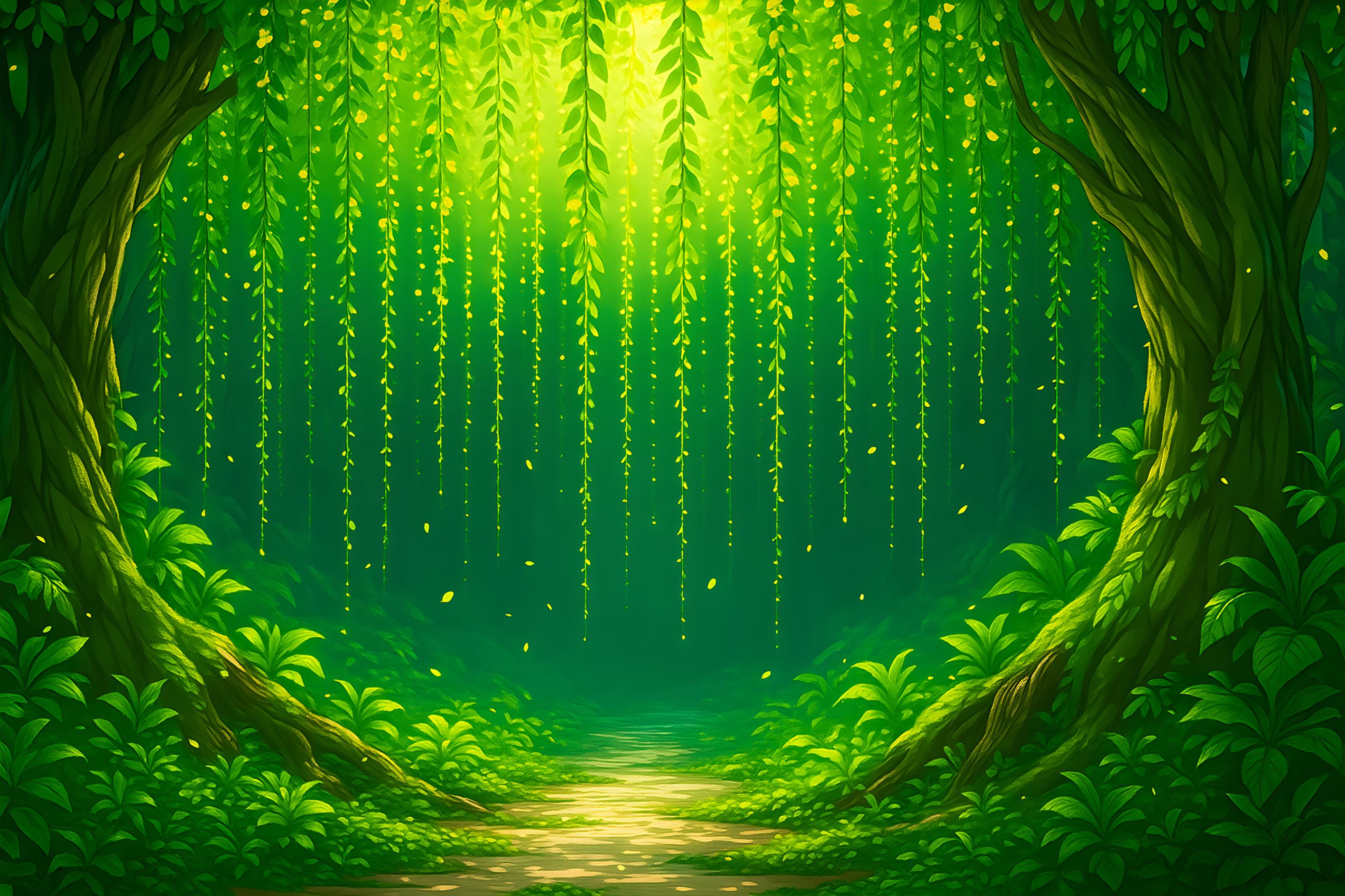 Фотообои флизелиновые Upstream Волшебный лес 285х190 см (S5KID-080/4)