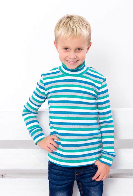 Водолазка детская Носи свое 140 см Белый/Морская волна (6068-022-4)