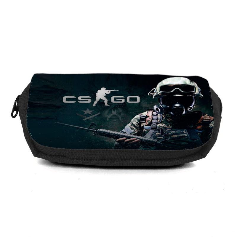 Пенал школьный Контр Забастовка CSGO-0039 Черный (1442383506)