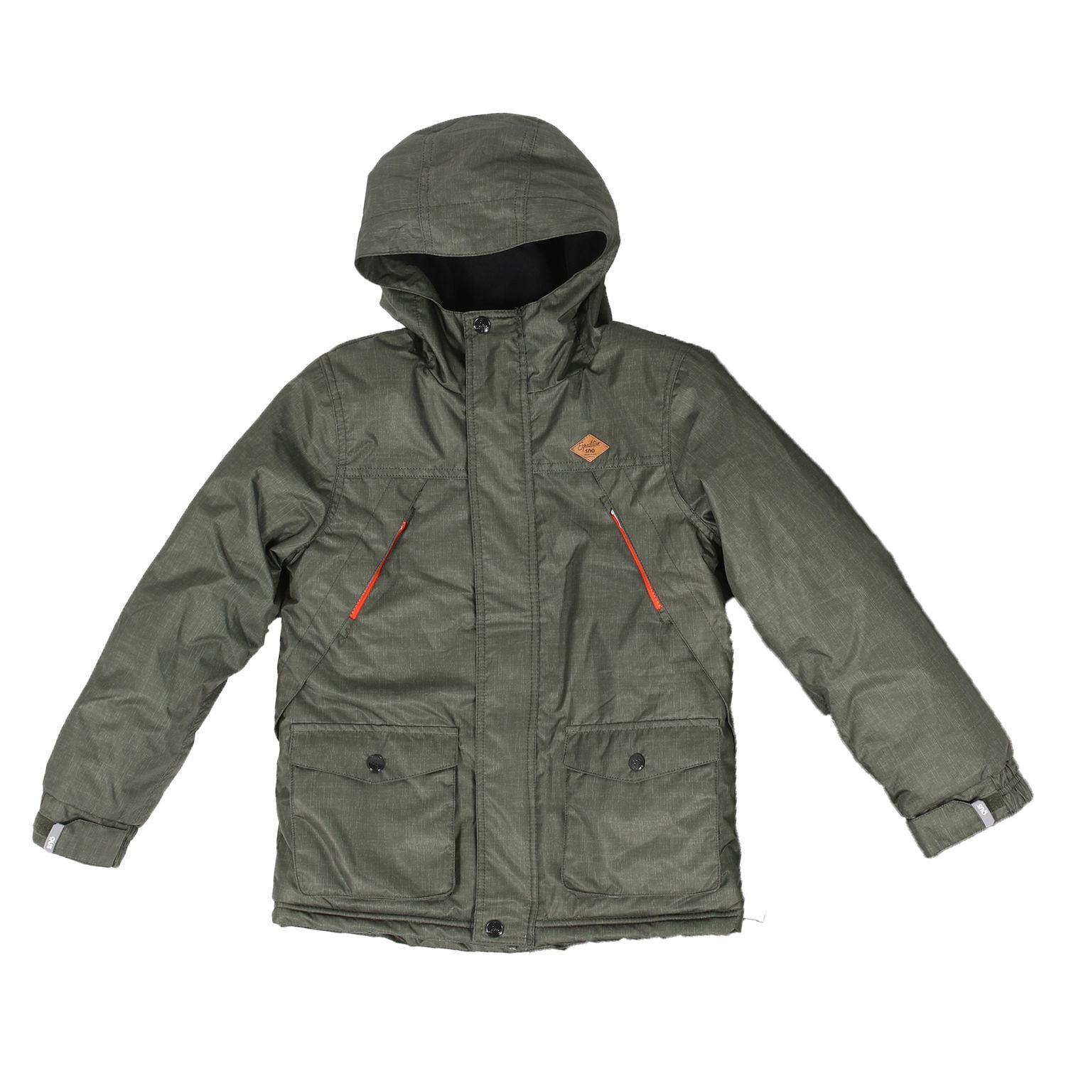 Куртка детская зимняя SNO F18J307 для мальчика 152-164 см Оливковый (F18J307-Grapeleaf-14)