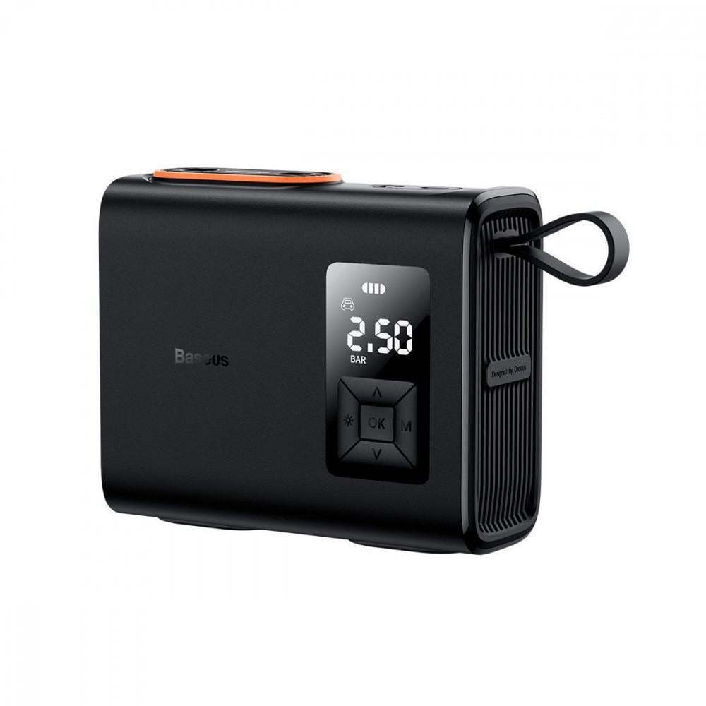 Насос автомобильный BASEUS Mega EnergyPump Series Dual Cylinder Wireless Black