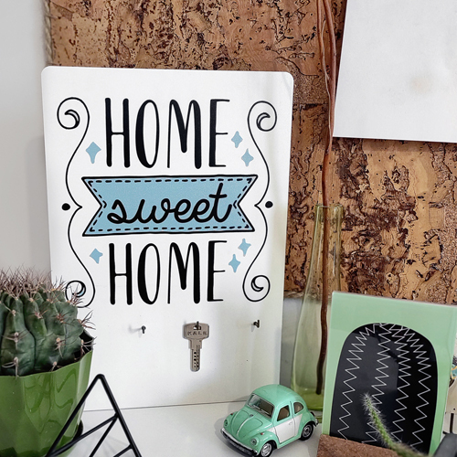 Настенная ключница Home sweet home 25х36 см (KEDB_20F003) Настенная ключница Home sweet home 25х36 см (KEDB_20F003)