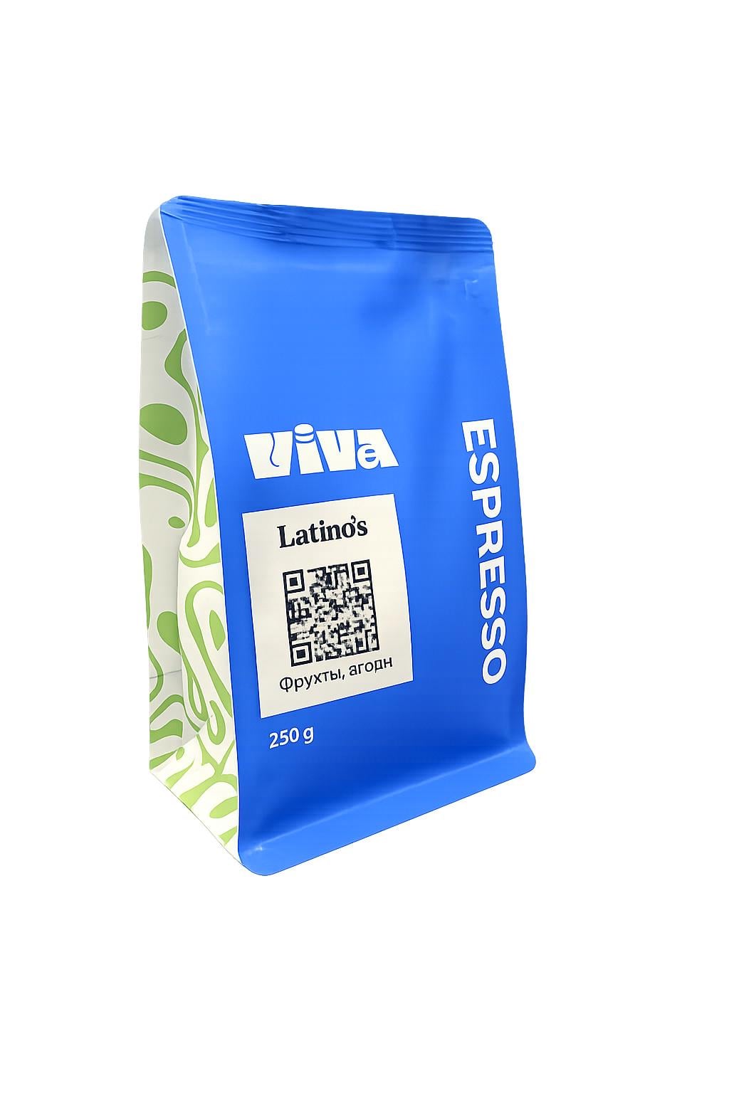 Кава зернова Viva Coffee Latino's 250 г (33549898)