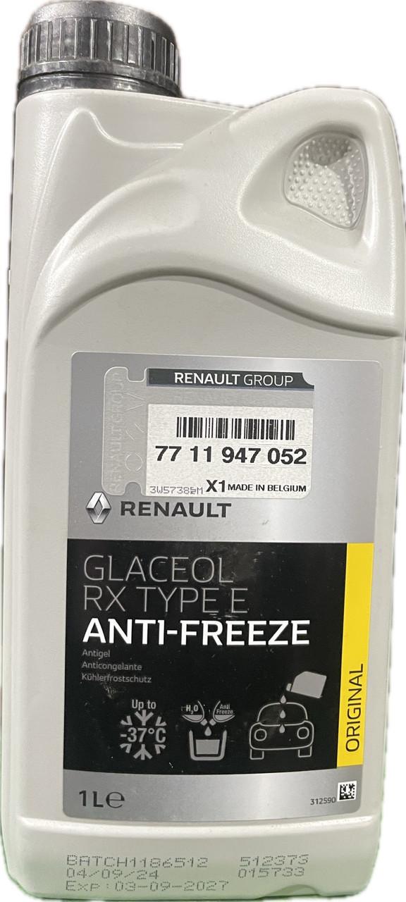 Антифриз RENAULT Glaceol RX Type E концентрат 1 л Синий (7711947052)