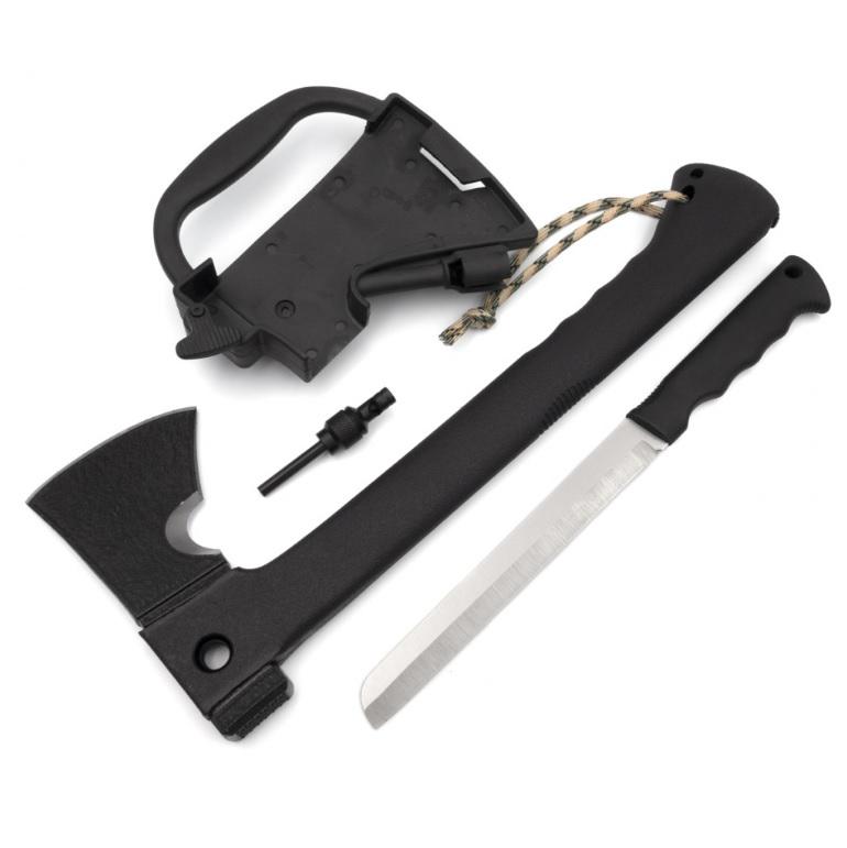 Туристический набор Traveler Axe 5в1 топор/мачете/кресал/свисток/стропорез (25639656) - фото 2 Туристический набор Traveler Axe 5в1 топор/мачете/кресал/свисток/стропорез (25639656) - фото 2