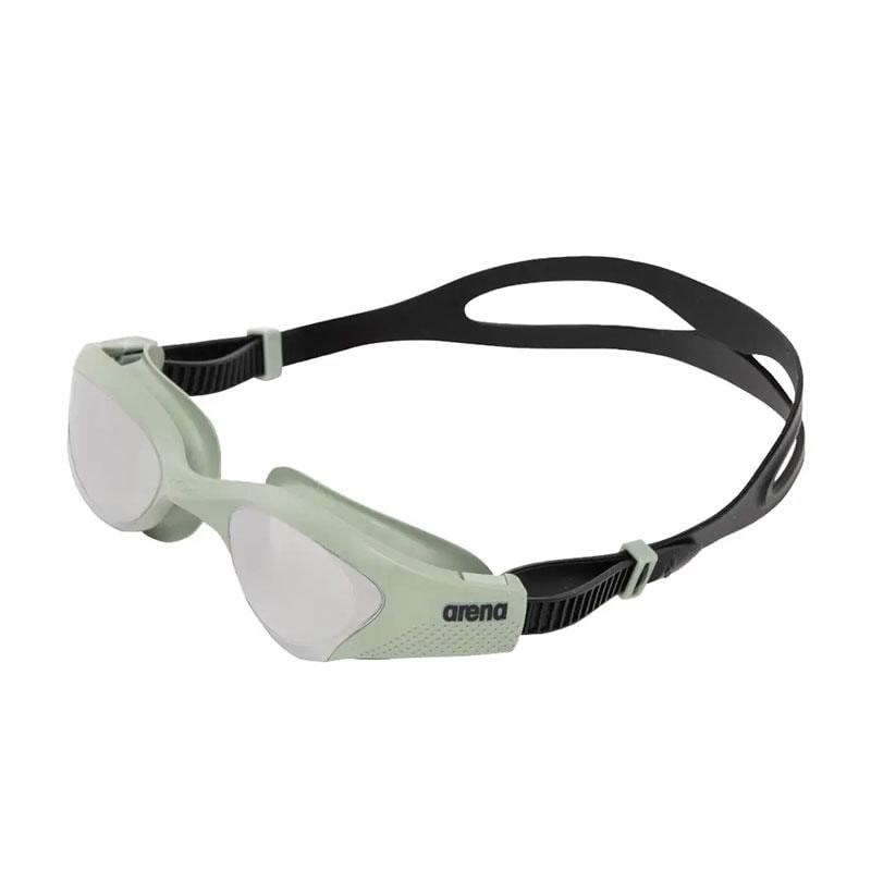 Очки для плавания Arena THE ONE MIRROR Серебряный/Нежно-зеленый (3468336834459)