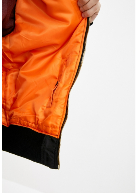 Куртка-бомбер Airboss MA-1 NASA 2XL Черный (27721) - фото 5 Куртка-бомбер Airboss MA-1 NASA 2XL Черный (27721) - фото 5