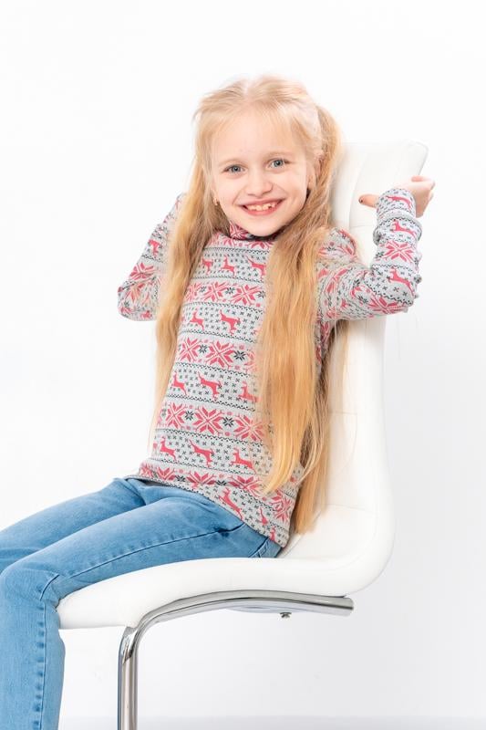 Водолазка для дівчинки Носи Своє 116 см Сірий (6068-063-5-v10)