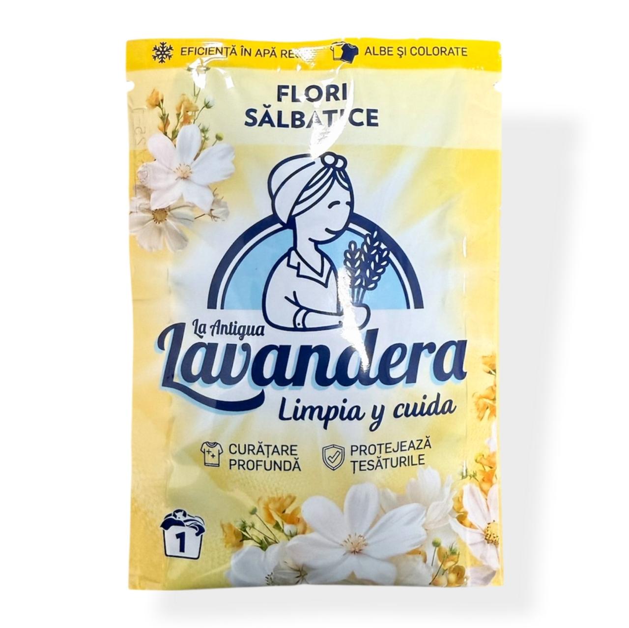 Саше для стирки Lavandera Flores Silvestres с ароматом полевых цветов 50 мл 1 стирка Саше для стирки Lavandera Flores Silvestres с ароматом полевых цветов 50 мл 1 стирка