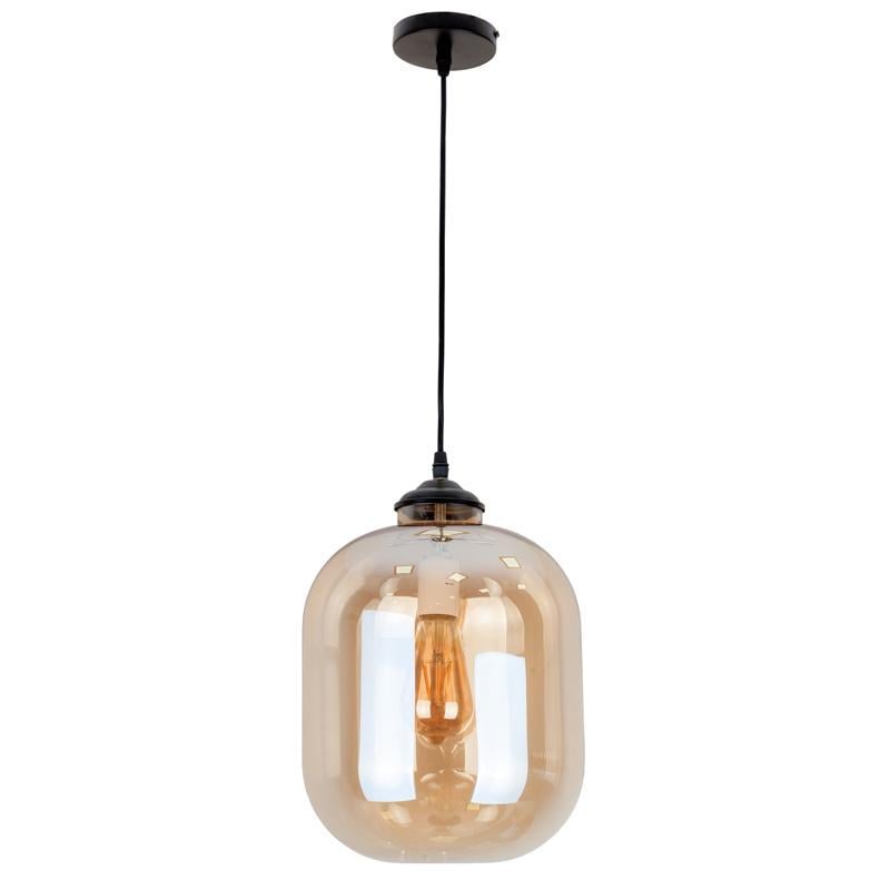 Люстра подвесная Light House LS-17144-1 Amber Янтарный/Черный (16474)