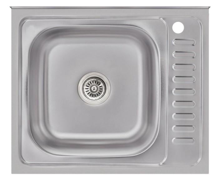 Мийка для кухні Brinex 6050-L BRIN6050LSAT06 накладна 0,6 мм (63441)