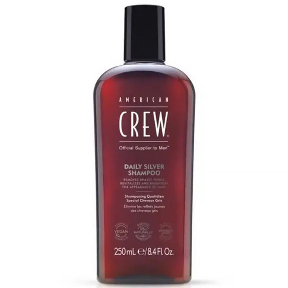 Шампунь для сивого волосся AMERICAN CREW Daily Silver Shampoo 250 мл (738678001585)