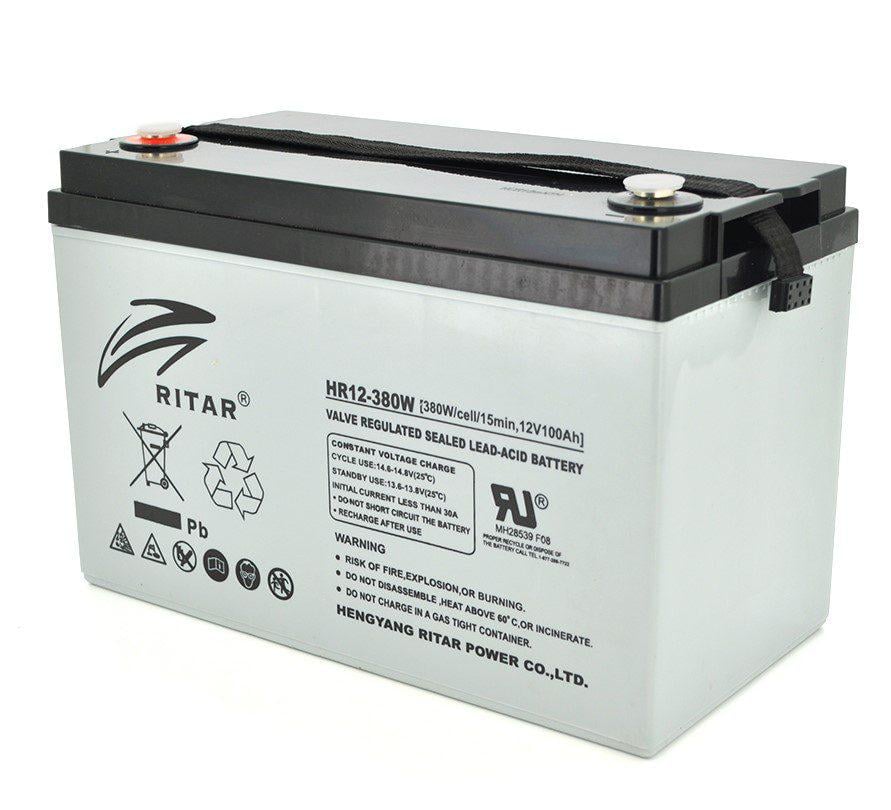 Аккумуляторная батарея AGM Ritar HR-12380W 12V 100Ah