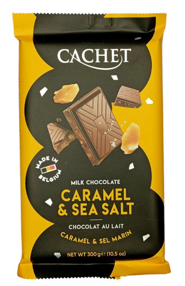 Шоколад Cachet Caramel & Sea Salt Молочний з солоною карамеллю 300 г (52381)
