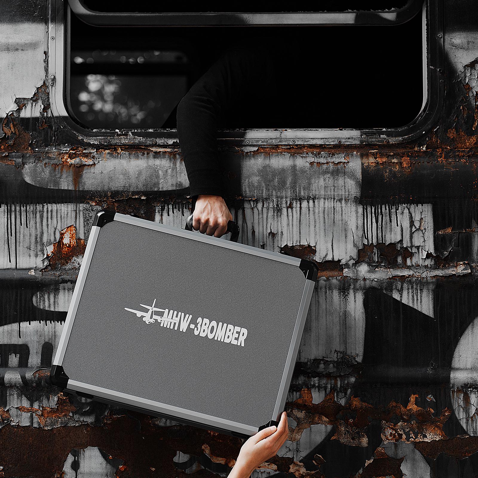 Подарунковий набір бариста 12в1 MHW-3BOMBER B-3 Tactical Suitcase (CS6158B-OS) - фото 4 Подарунковий набір бариста 12в1 MHW-3BOMBER B-3 Tactical Suitcase (CS6158B-OS) - фото 4