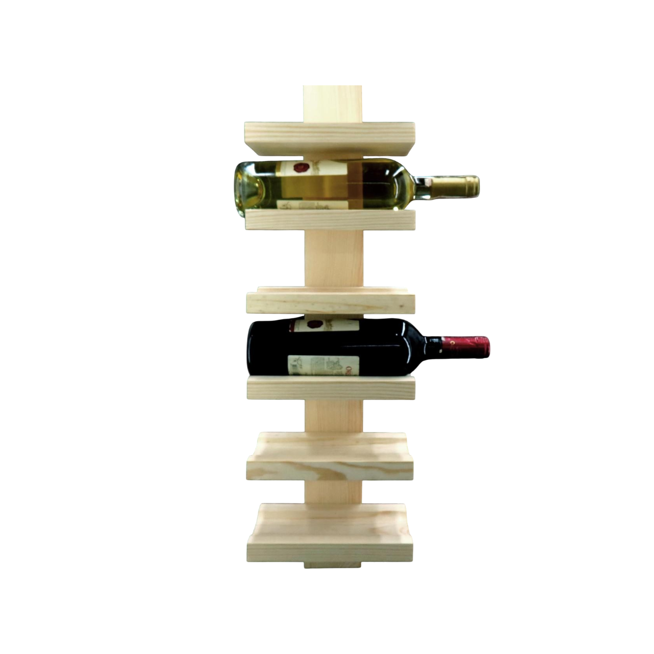 Полка для вина настенная из дерева Мотомия Бланже (ПНК-007401)