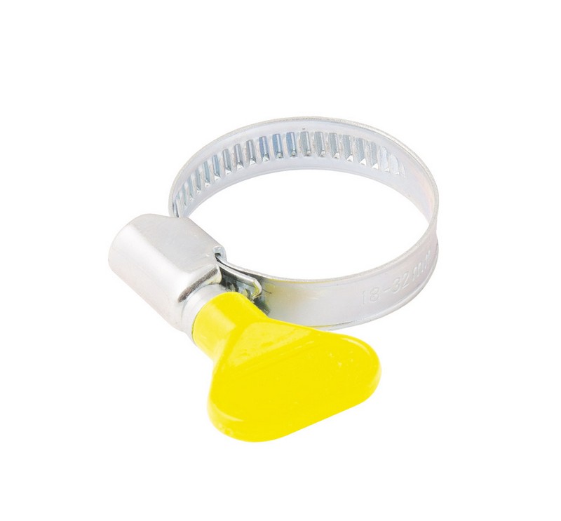 Хомут черв'ячний оцинкований MasterTool Метелик German type 9,0 мм Ø 18-32 мм 25 шт. (20-1995)