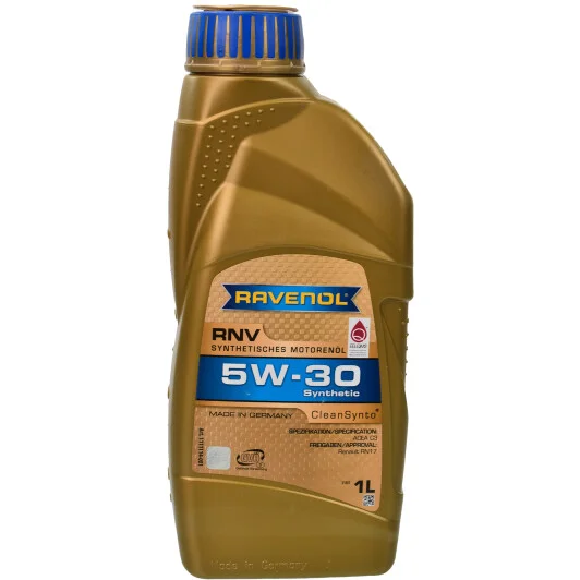 Моторное масло RAVENOL RNV 5W-30 1 л (1111114001) Моторное масло RAVENOL RNV 5W-30 1 л (1111114001)