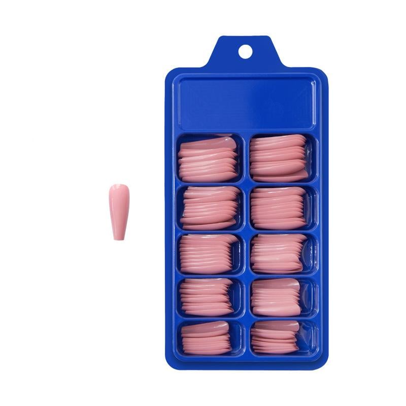 Накладные ногти Bananahall BLC019 Балерина 100 шт. Пудровый (A9950)