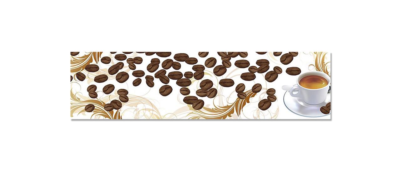 Наклейка виниловая на кухню Zatarga Нарисованный Кофе 650х2500 мм (1283915593)