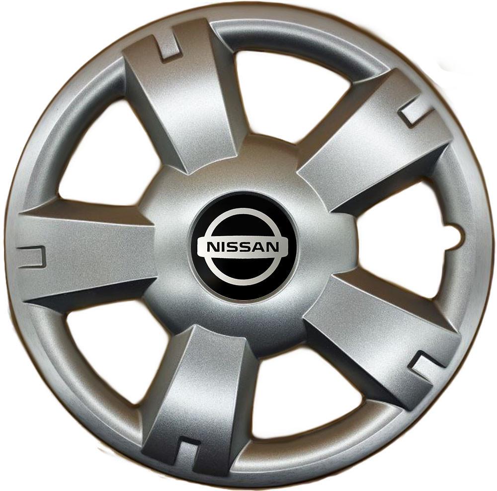 Колпаки R14 Nissan 201 SJS 4 шт. Серебряный (2654556205)