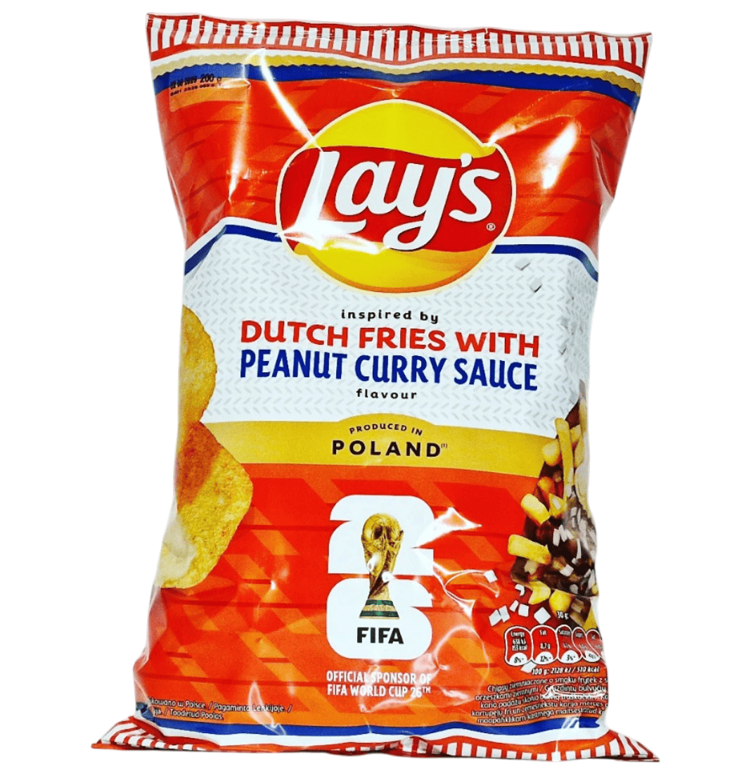 Чипси Lay's FIFA Dutch Fries with Peanut Curry Sauce 200 г (3011621727) Чипси Lay's FIFA Dutch Fries with Peanut Curry Sauce 200 г (3011621727)