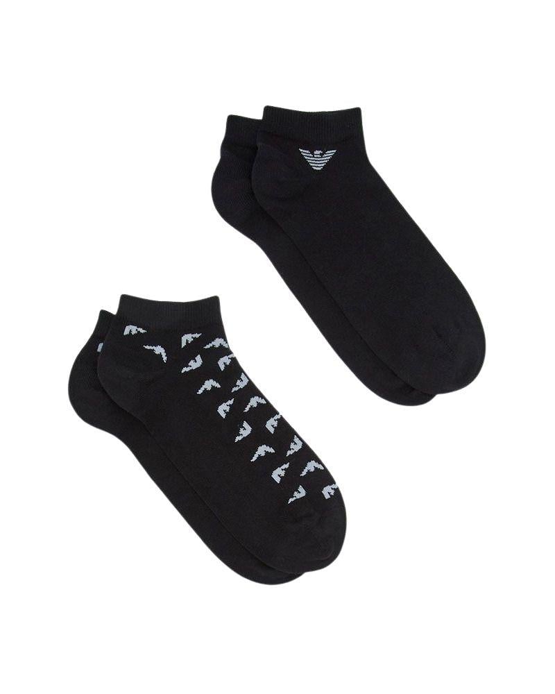 Набор носков мужских Emporio Armani 2 пары UN Черный (EM000538-black) Набор носков мужских Emporio Armani 2 пары UN Черный (EM000538-black)