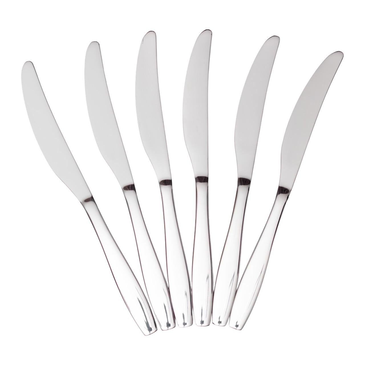 Набор столовых ножей 6шт. 23,5 см Серебристый (HP-8-21)