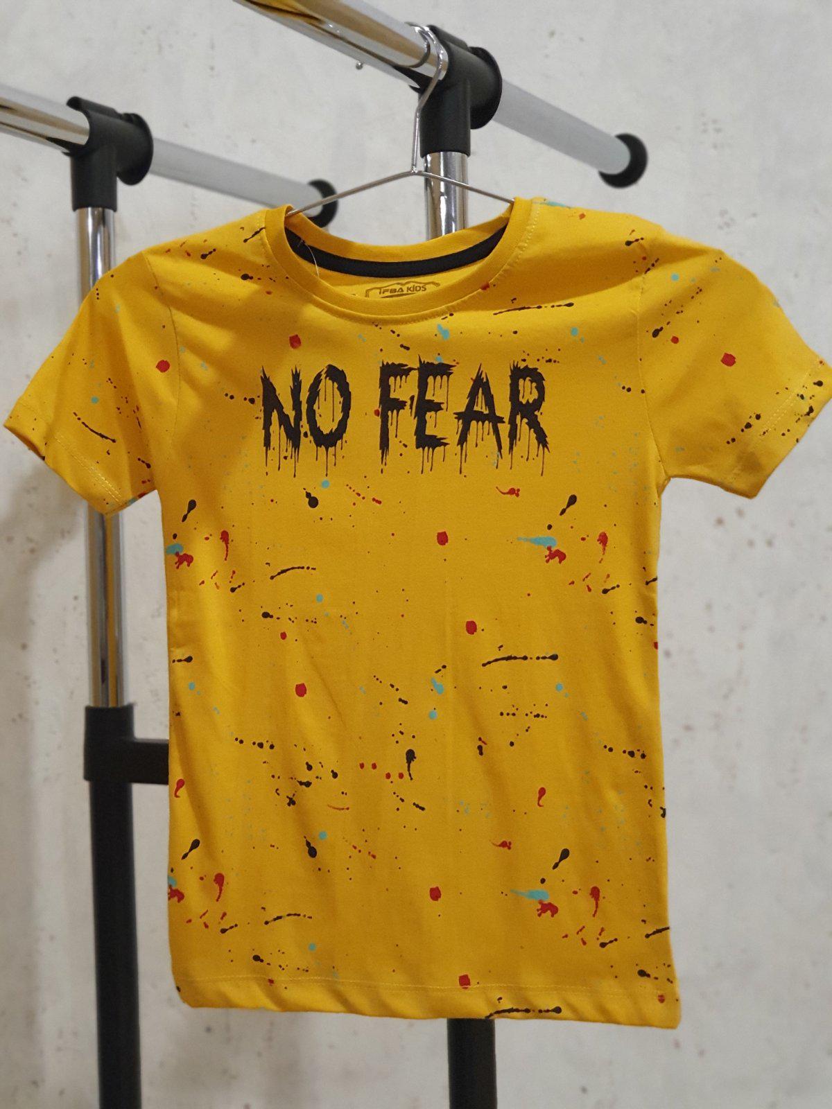 Футболка No Fear 10 лет 140 см Желтый (14705492)