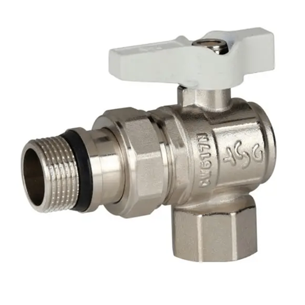 Кран с американкой ASG+ 1/2 ВЗ угловой латунь (6554291)