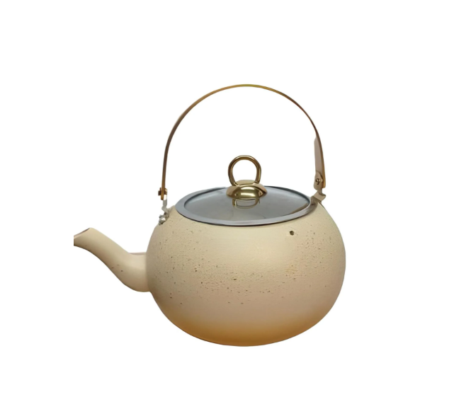 Чайник OMS с гранитным антипригарным покрытием с индукцией 2 л Cream (8212-L) - фото 1