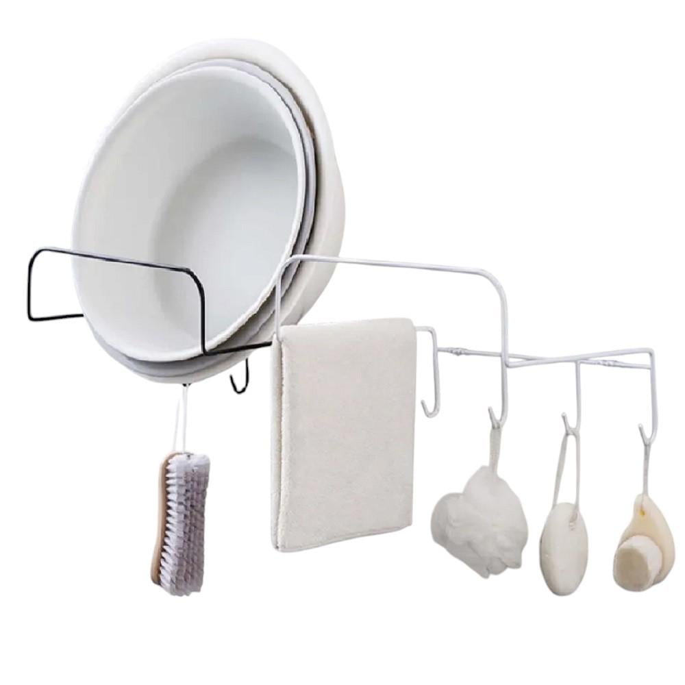 Тримач настінний Stenson M50253 для кухні 24,5х25,5х16,5 см Білий (24998834)