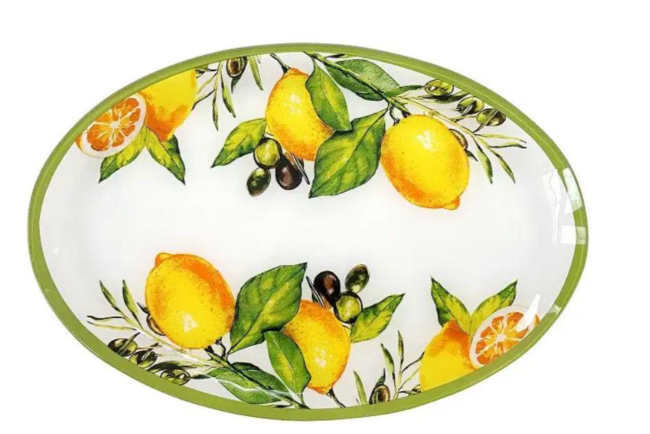 Тарілка скляна сервірувальна Helios Classic 31 см (5274)