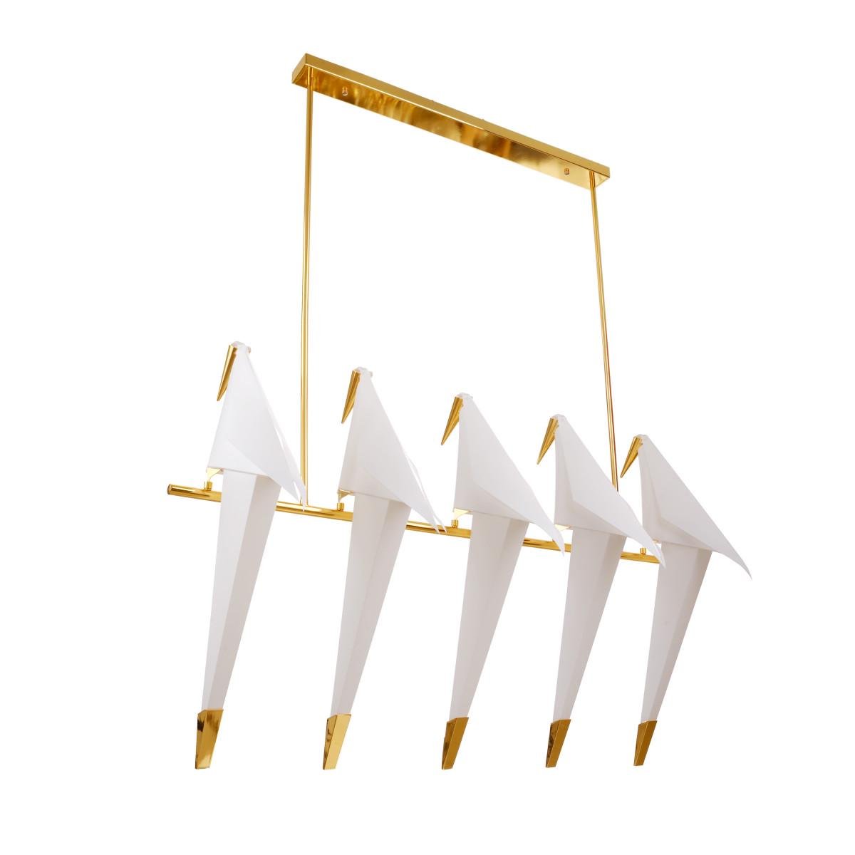 Светодиодная люстра лофт Brille BR-01 679S/5x6W WW G